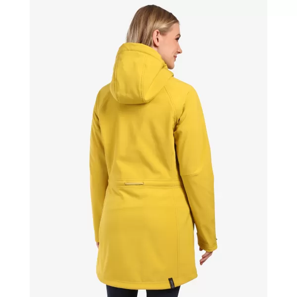  Ženski softshell plašč KILPI LASIKA-W WL0136KI ZLATI 