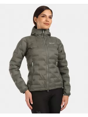 Ženska puhovka KILPI ALBERTA-W WL0115KI TEMNO ZELENA