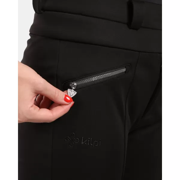  Ženske smučarske softshell hlače KILPI MAURA-W WL0405KI ČRNA 