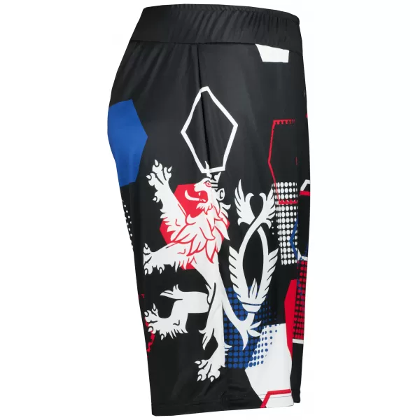  Moške premium funkcionalne kratke hlače brez žepov ALTISPORT VOJ/ALM036KRA02 HEKSA ČRNA 