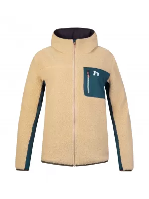 Ženski pulover HANNAH KOALA HOODY BEŽ/STRATIFICIRANO MORJE