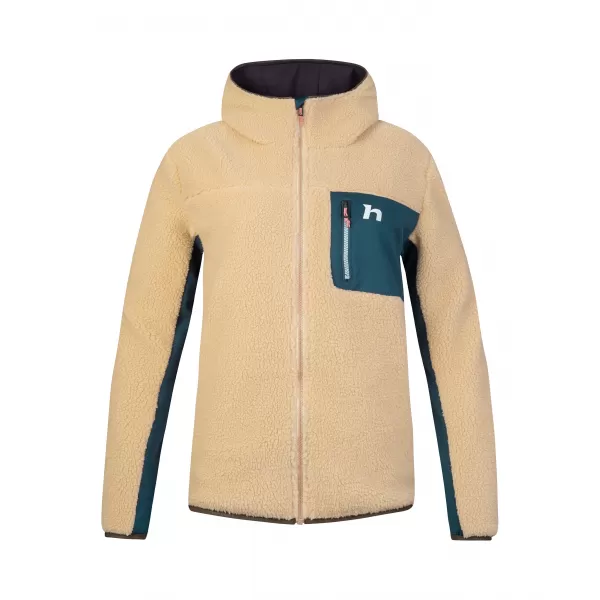 Ženski pulover HANNAH KOALA HOODY BEŽ/STRATIFICIRANO MORJE 