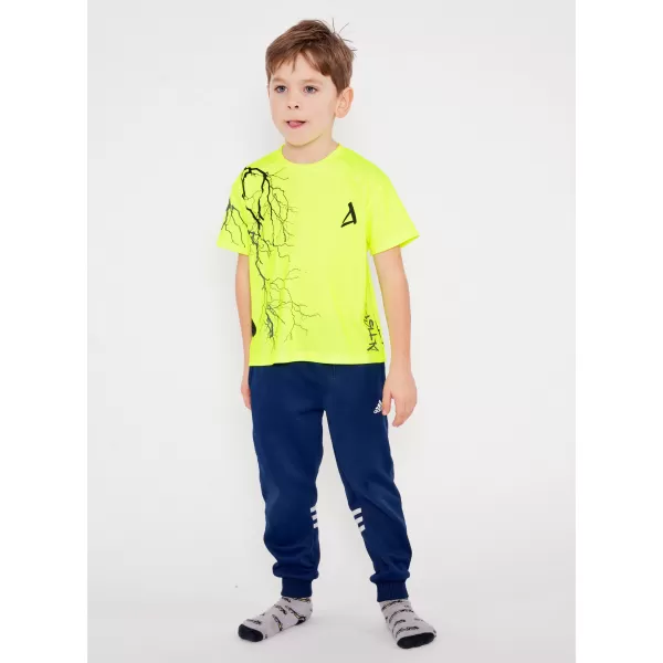  Otroška premium funkcionalna majica ALTISPORT VOJ/ALK004TR01 NEON RUMENA 