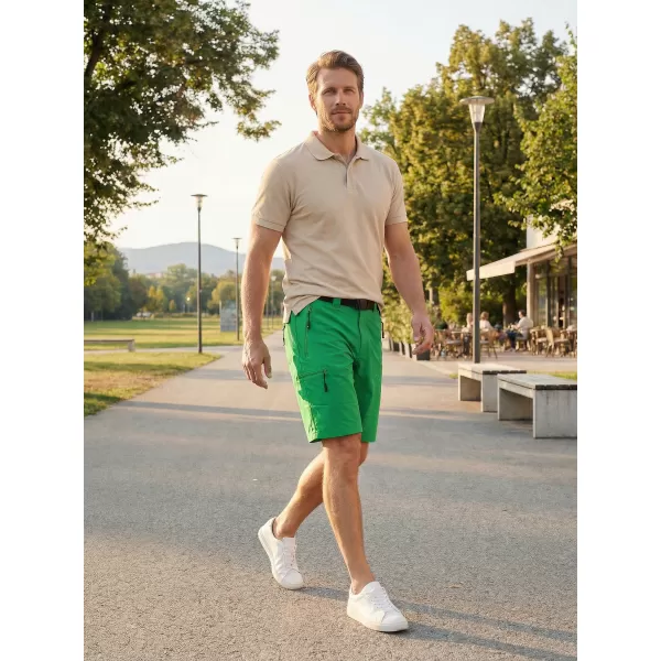  Moške kratke hlače ALTISPORT NoPrint NP/ALM4021NJ PRAPROT ZELENA 