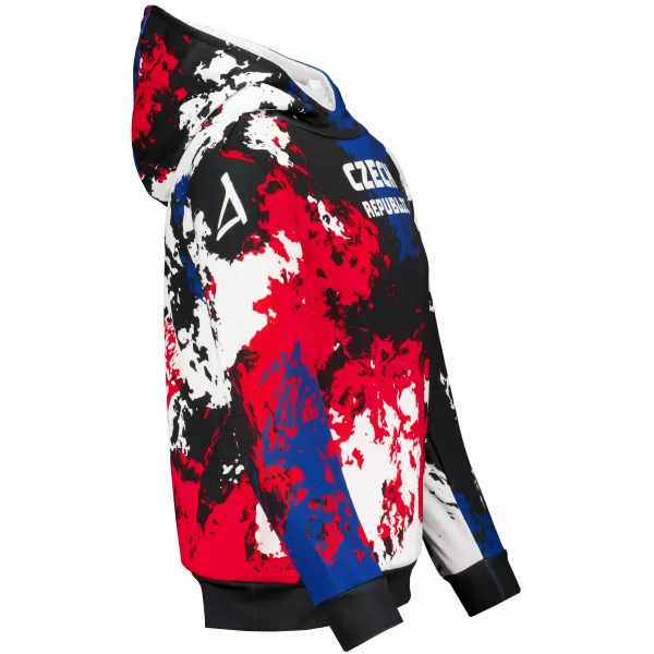  Otroški premium funkcionalni pulover ALTISPORT VOJ/ALK036MI01 ČRNA/RDEČA 