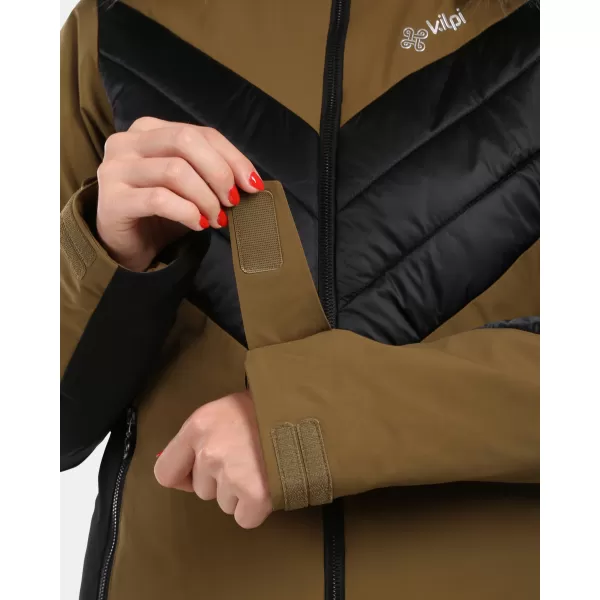  Ženska smučarska jakna KILPI LIN-W WL0110KI KAKI 