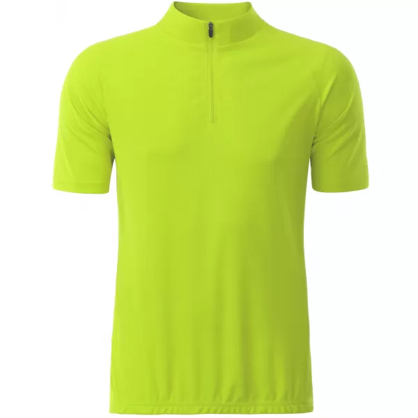  Moški kolesarski dres ALTISPORT NoPrint NP/ALM215NJ SVETLO RUMENA 