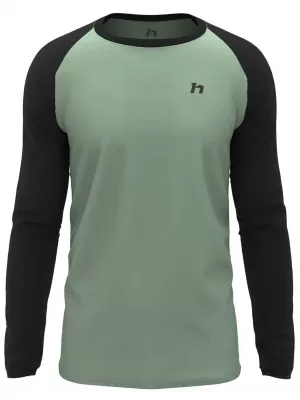 Moška majica z dolgimi rokavi HANNAH TAREGAN L/S ANTRACIT/ŠMARNICA