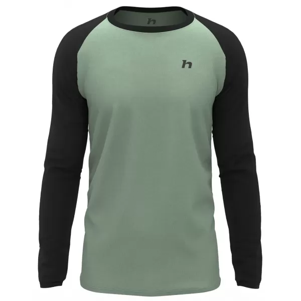  Moška majica z dolgimi rokavi HANNAH TAREGAN L/S ANTRACIT/ŠMARNICA 