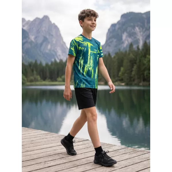  Otroška premium funkcionalna majica ALTISPORT VOJ/ALK010TR01 KEROZIN/RUMENA 