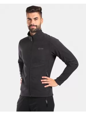 Moški pulover iz flisa KILPI GLAMER-M WM0211KI ČRNA