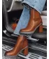 Dame DSTREET STYLOBOOT KARAMELA