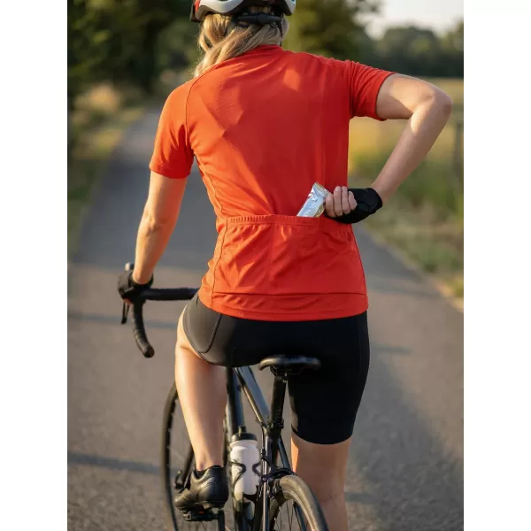  Ženski kolesarski dres ALTISPORT NoPrint NP/ALW115NJ SVETLO ORANŽNA 