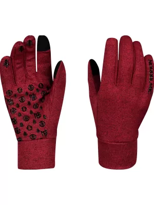 Powerfleece rokavice NORDBLANC CONTROLLER NBWG7855 BORDO