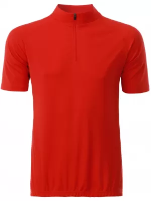Moški kolesarski dres ALTISPORT NoPrint NP/ALM215NJ SVETLO ORANŽNA
