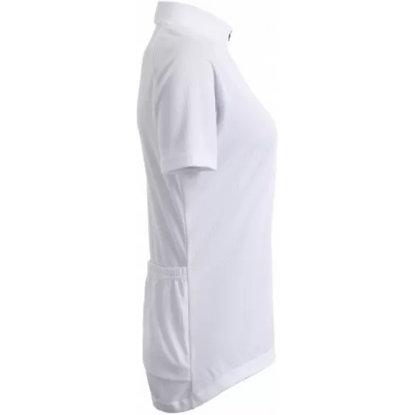  Ženski kolesarski dres ALTISPORT NoPrint NP/ALW115NJ BELA 