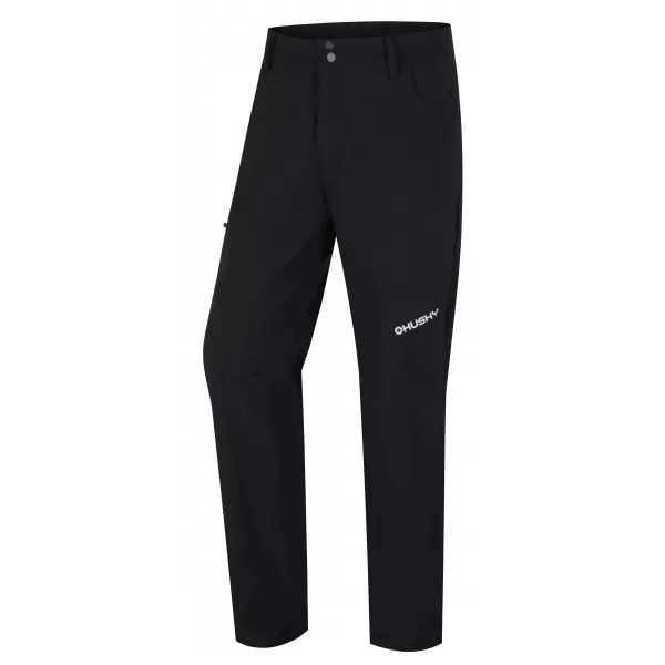  Moške softshell hlače HUSKY KAVIA M ČRNA 