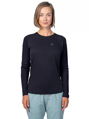 Ženska majica z dolgimi rokavi HANNAH LESLIE L/S ANTRACIT