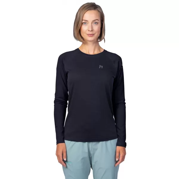  Ženska majica z dolgimi rokavi HANNAH LESLIE L/S ANTRACIT 