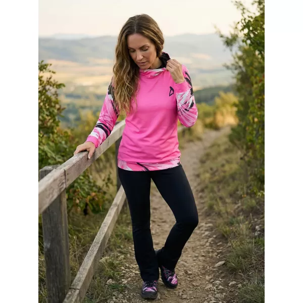  Ženski vrhunski funkcionalni pulover ALTISPORT VOJ/ALW039MI01 FLUO ROZA 