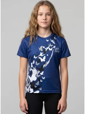 Otroška premium funkcionalna majica ALTISPORT VOJ/ALK022TR01 MORNARSKO MODRA