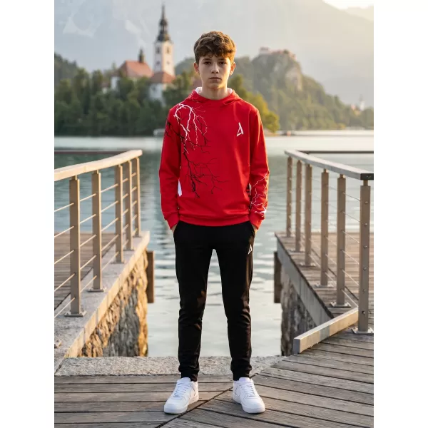  Otroški premium funkcionalni pulover ALTISPORT VOJ/ALK004MI01 RDEČA 