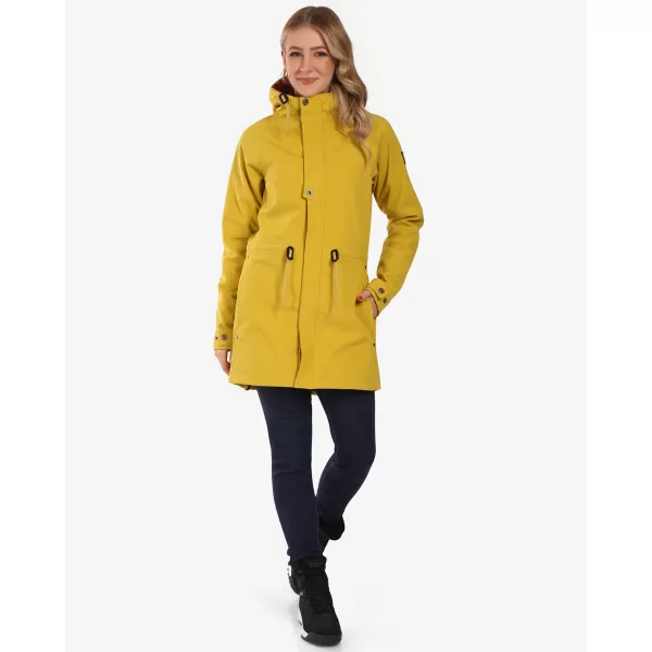 Ženski softshell plašč KILPI LASIKA-W WL0136KI ZLATI 