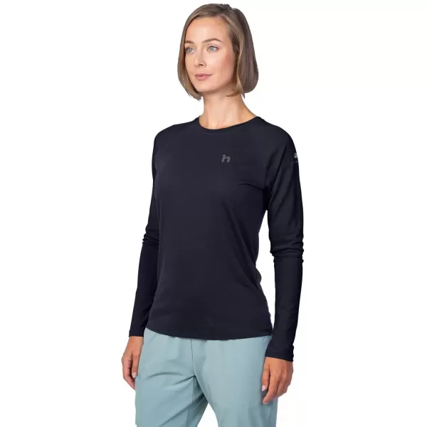  Ženska majica z dolgimi rokavi HANNAH LESLIE L/S ANTRACIT 