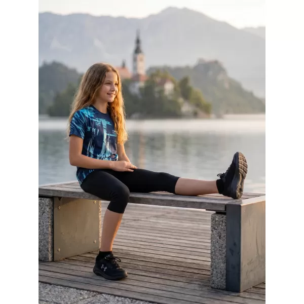  Otroška premium funkcionalna majica ALTISPORT VOJ/ALK010TR01 KRALJEVSKO MODRA 