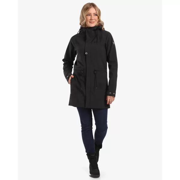  Ženski softshell plašč KILPI LASIKA-W WL0136KI ČRNA 