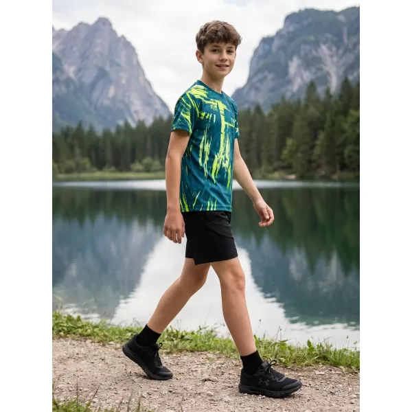  Otroška premium funkcionalna majica ALTISPORT VOJ/ALK010TR01 KEROZIN/RUMENA 