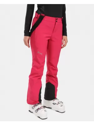 Ženske softshell smučarske hlače KILPI RHEA-W WL0409KI ROZA