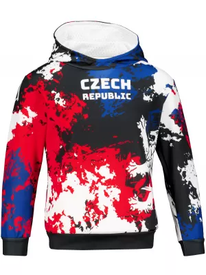 Otroški premium funkcionalni pulover ALTISPORT VOJ/ALK036MI01 ČRNA/RDEČA