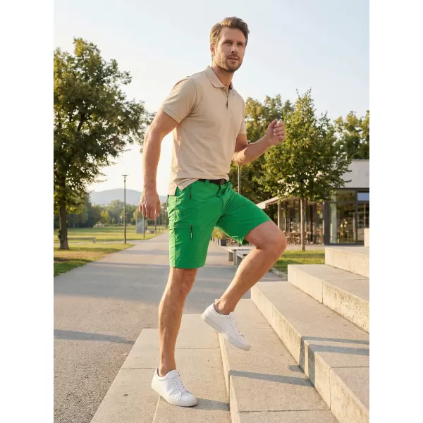  Moške kratke hlače ALTISPORT NoPrint NP/ALM4021NJ PRAPROT ZELENA 