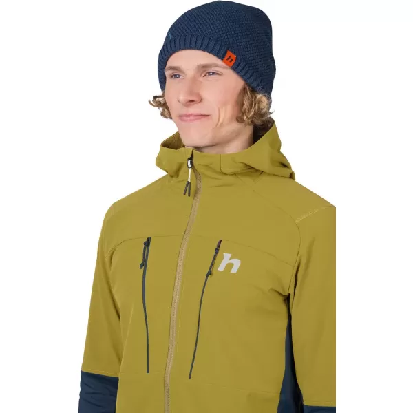  Moška jakna HANNAH TRANE HOODY AVOKADOVO OLJE/RAZSLOJENO MORJE 