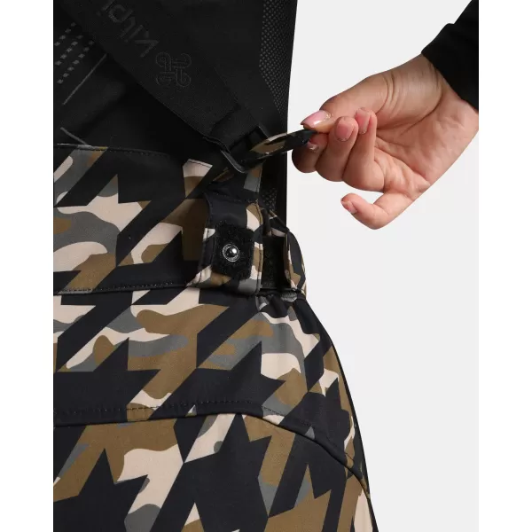  Ženske softshell smučarske hlače KILPI TORIEN-W WL0407KI KAKI 