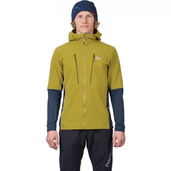  Moška jakna HANNAH TRANE HOODY AVOKADOVO OLJE/RAZSLOJENO MORJE 