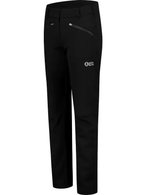 Ženske softshell hlače NORDBLANC BRAVEPATH NBFPL8097 ČRNA