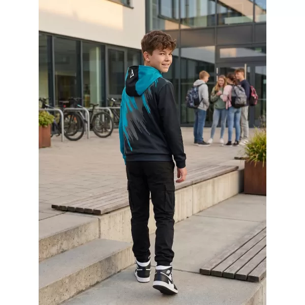  Otroški premium funkcionalni pulover ALTISPORT VOJ/ALK006MI01 KEROZIN/MODRA 