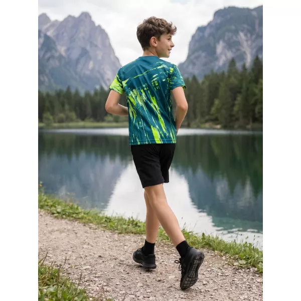  Otroška premium funkcionalna majica ALTISPORT VOJ/ALK010TR01 KEROZIN/RUMENA 
