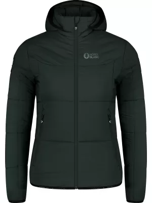 Ženska zimska jakna NORDBLANC ICEFLOES NBWJL8075 TEMNO ZELENA
