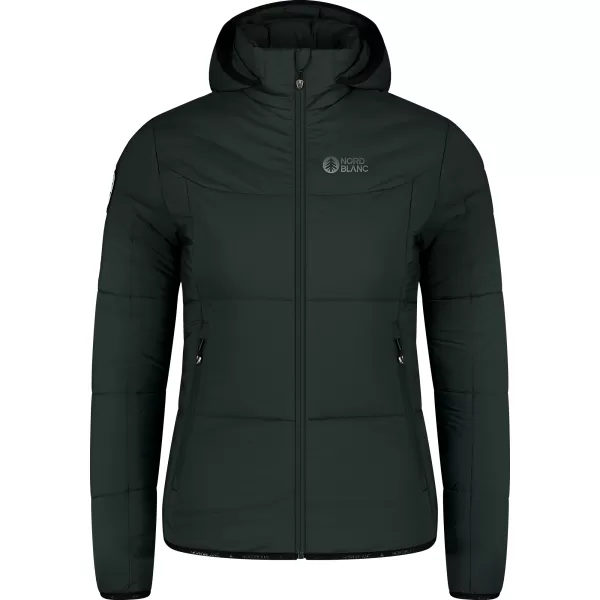  Ženska zimska jakna NORDBLANC ICEFLOES NBWJL8075 TEMNO ZELENA 
