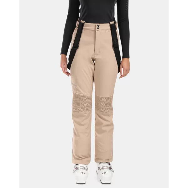  Ženske softshell smučarske hlače KILPI DIONE-W WL0408KI BEŽ 