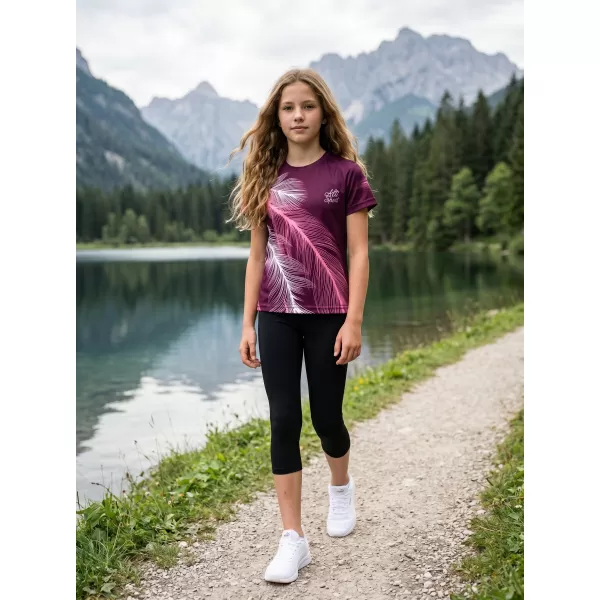  Otroška premium funkcionalna majica ALTISPORT VOJ/ALK001TR01 FUKSIJA 
