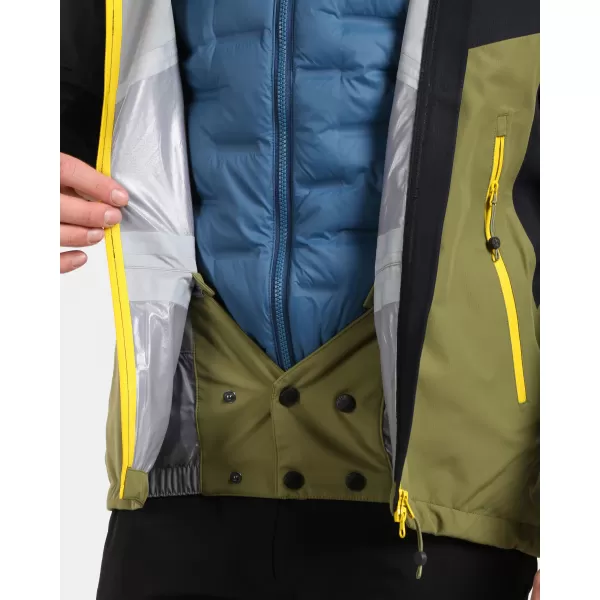 Moška hardshell jakna KILPI METRIX-M WM0136KI ZELENA 
