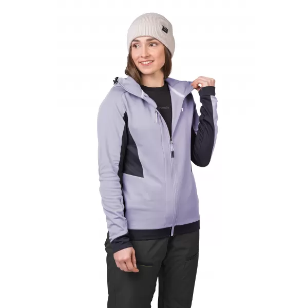  Ženski pulover HANNAH NELA HOODY AURA SIVKE/ANTRACIT 