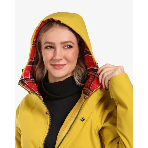  Ženski softshell plašč KILPI LASIKA-W WL0136KI ZLATI 