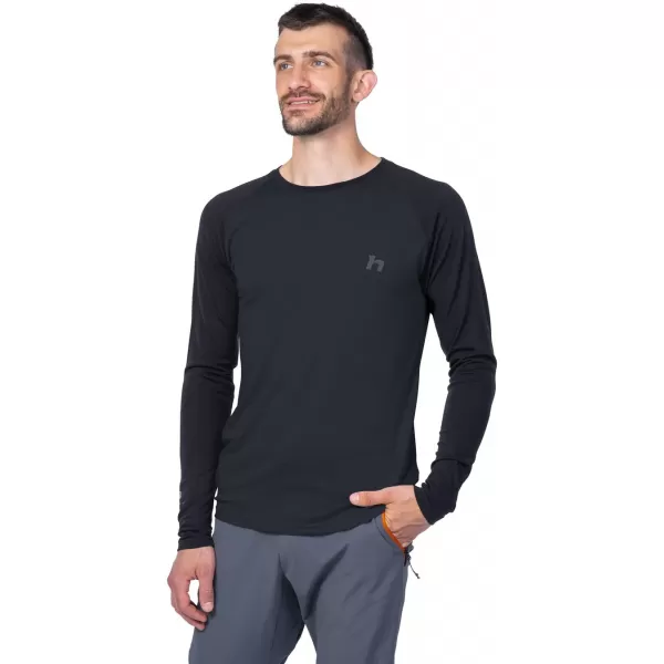  Moška majica z dolgimi rokavi HANNAH TAREGAN L/S ANTRACIT 