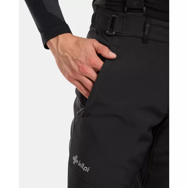  Moške smučarske hlače softshell KILPI RHEA-M WM0409KI ČRNA 
