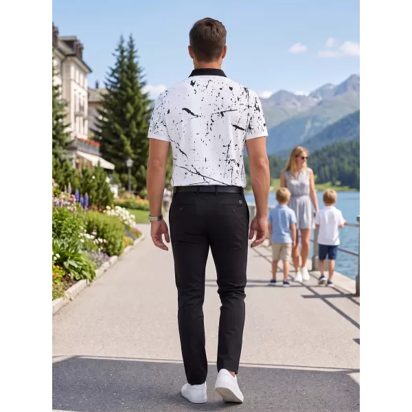  Moška funkcionalna majica z vrhunskim ovratnikom ALTISPORT VOJ/ALM034TR05 BELA 